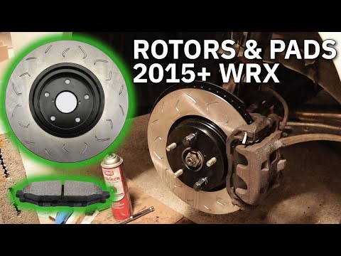 Видео: Как заменить тормозные колодки и роторы на Subaru WRX 2015+