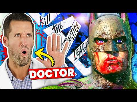 Видео: ВРАЧ смотрит анимацию смерти из Suicide Squad: Kill the Justice League