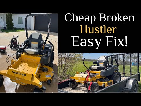 Видео: Я купил сломанную газонокосилку Hustler ZeroTurn для ремонта!