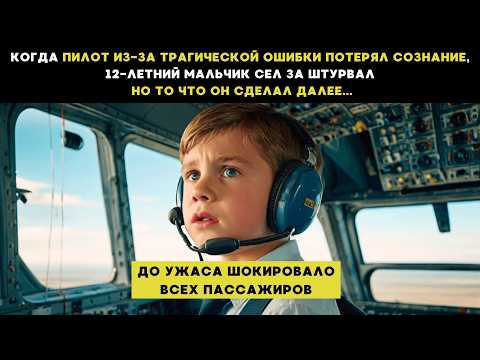 Видео: Когда ПИЛОТ потерял СОЗНАНИЕ, 12-ЛЕТНИЙ мальчик сел за ШТУРВАЛ, но то что он сделал, ШОКИРОВАЛО всех