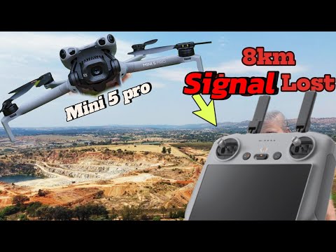 Видео: Тест экстремального диапазона полета Dji Mini 5 pro || 16 км