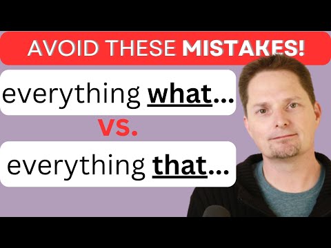 Видео: ЗАПУТАННЫЙ АНГЛИЙСКИЙ / ИЗБЕГАЙТЕ ОШИБОК, that vs. what, grow vs. grow up, buy vs. shop, понятный...