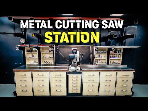 Видео: Станция пилы для резки металла / DIY