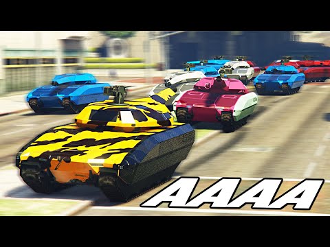 Видео: GTA 5 COPS & ROBBERS - ВАРПАЧ ВЕРНУЛСЯ И СРАЗУ В ТАНК СВАЛИВАТЬ ПО ГОРОДУ ОТ ОРДЫ ТАНКОВ!