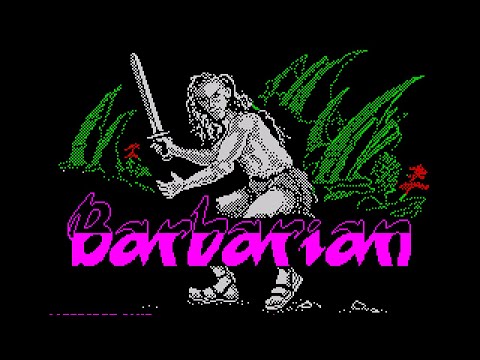 Видео: Barbarian. ZX Spectrum. Прохождение