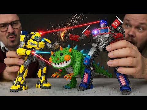 Видео: 🤯 DIY-УРОВЕНЬ 999 PIANOSAUR против TRANSFORMERS – Самая безумная битва всех времён! ⚡🦖🤖