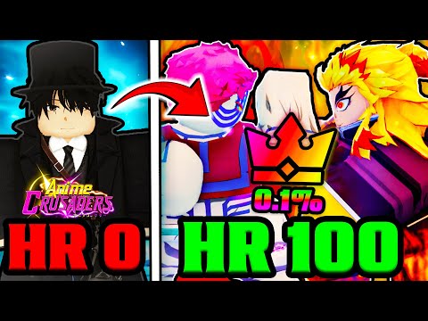 Видео: Я потратил более 100 ЧАСОВ на получение 0,1% CRUSADER Akaza и Rengoku в Anime Crusaders Roblox!