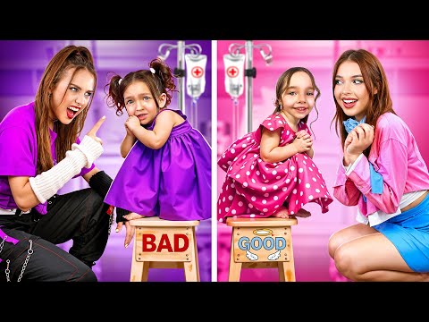 Видео: Хорошая Девушка vs Плохая Девушка в Больнице! Чья Мама Худшая?