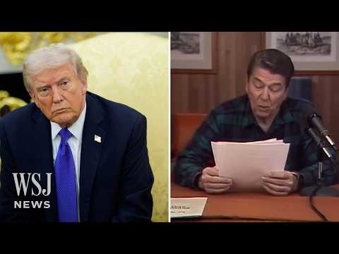 Видео: Почему эта канадская реклама с голосом Рейгана разозлила Трампа | WSJ News