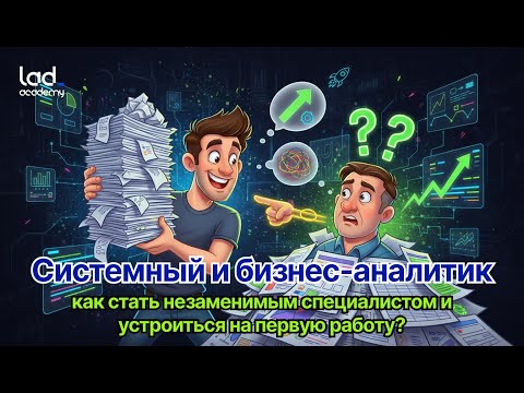 Видео: Веб «Системный и бизнес-аналитик: как стать незаменимым специалистом и устроиться на первую работу?»