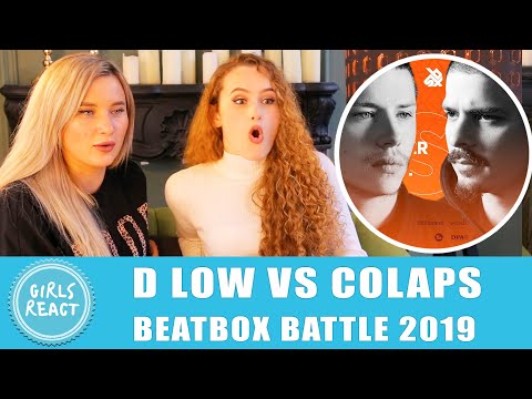 Видео: Реакция девушек. D-LOW против COLAPS | Grand Beatbox Battle 2019 | 1/4 финала. Реакция на битбокс.