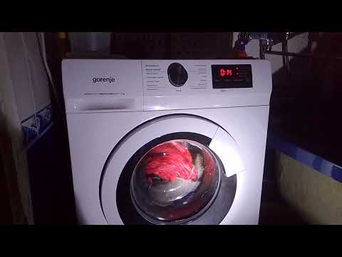 Видео: Gorenje быстрая 15  20° 800 об/мин доп. полоскание.