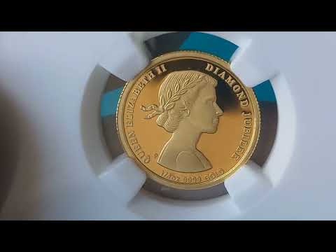 Видео: Золотые 25 долларов Австралии 2012 год. Брилиантовый юбилей.