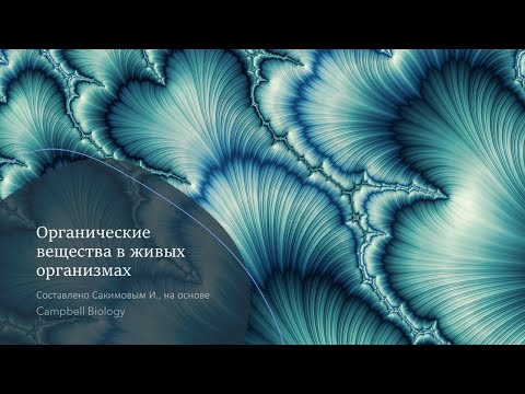 Видео: Органические вещества в живых организмах