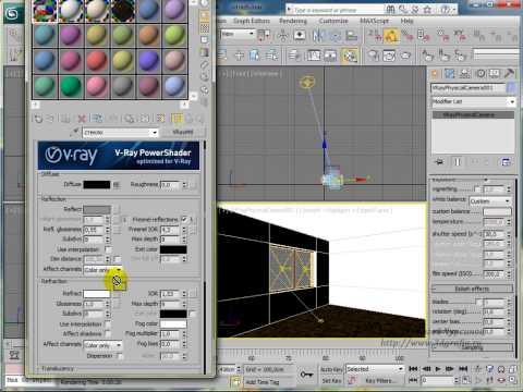 Видео: Витраж. 3ds MAX и V-Ray