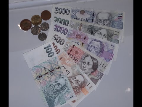 Видео: Пополнение банкнот в нашу коллекцию - Банкноты Чехии - Прогулка по городу Карловы Вары
