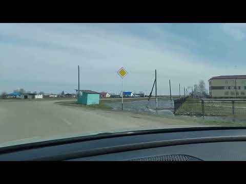 Видео: Прекрасное село для переселенцев Арал-Агаш . Трасса Петропавловск -Кокшетау.