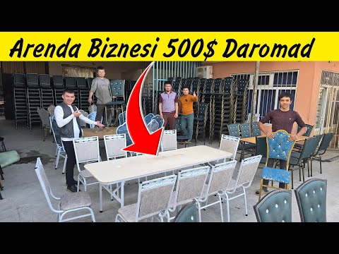 Видео: Arenda Biznes🔥 | To'y va Marosinlar Uchun Optom Stol Stullar | Оптрм Столс туллар👍