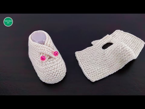 Видео: Вязание пинетки для малышки