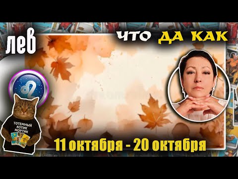 Видео: Лев | Прогноз с 11 по 20 октября