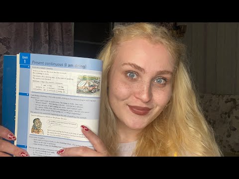 Видео: АСМР| Репетитор по английскому языку | Почувствуй себя ребёнком