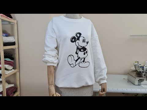 Видео: Простой пошив толстовки / Практичное изготовление толстовки большого размера