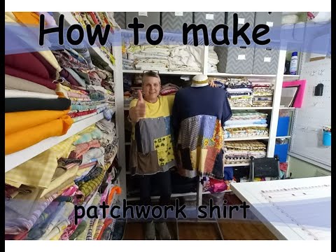 Видео: Мастер-класс по переделке одежды: как сшить рубашку в стиле пэчворк