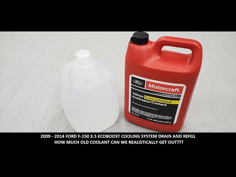 Видео: ✅✅✅ Ford F-150 3.5 Ecoboost 2009 - 2014. Слив и заливка охлаждающей жидкости. Сколько охлаждающей...