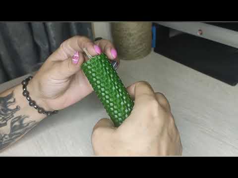 Видео: Мастер - класс по созданию свечи из вощины , на удачу в финансовых делах.Елена Никонова.