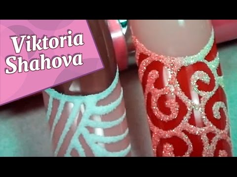 Видео: Барельеф мерцающий и матовый / Embossing shimmering and matte