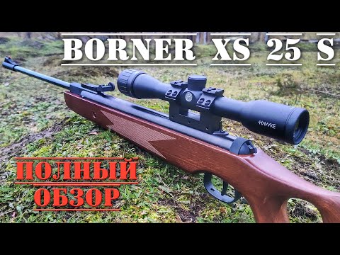Видео: Borner XS25S НЕДОРОГАЯ КРАСИВАЯ ПНЕВМАТИКА БОРНЕР 4 5 мм ПОЛНЫЙ ОБЗОР