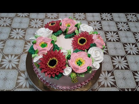 Видео: Кремовый торт