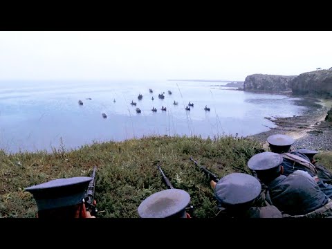 Видео: Японская армия хотела прокрасться через реку, а китайская ее с лица земли!