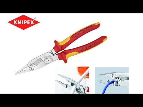 Видео: Обзор и тестирование клещи KNIPEX  13 86 200