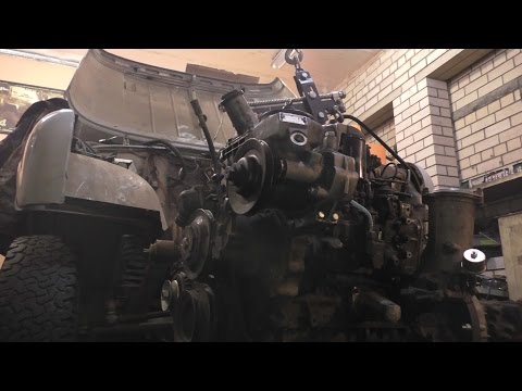 Видео: УазТех: Установка om617 на стандратный УАЗ 469, ЧАСТЬ 1