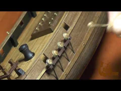 Видео: Изготовление модели парусника, Фильм 3, 5-я серия. Сайт "Верфь на столе"