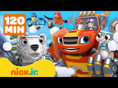 Видео: Вспыш и чудо-машинки | 120 МИНУТ Вспыш трансформируется в животных и спасает их! | Nick Jr. Cyrillic