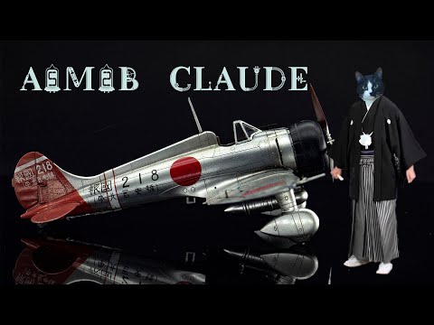 Видео: A5M2B Claude, Clear Prop - модель самолета 1/72. Сборка шаг за шагом.