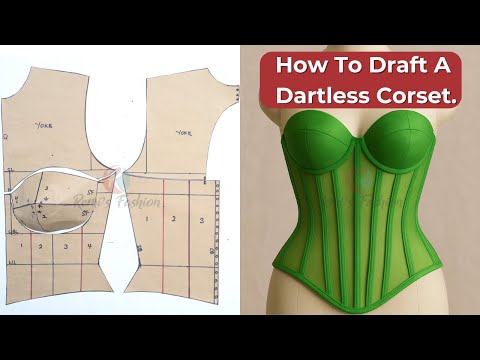 Видео: Как спроектировать корсет без вытачек и рассчитать размеры чашек с нуля