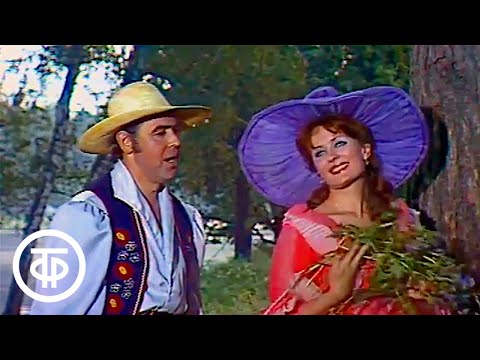 Видео: Дуэт Марицы и Тасилло из оперетты Имре Кальмана "Марица". Юрий Веденеев и Елена Панибратцева (1981)