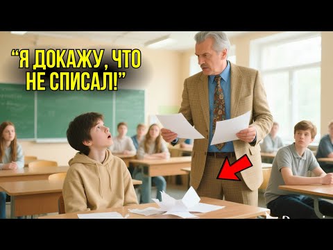 Видео: Преподаватель РАЗОРВАЛ Экзамен Бедного Студента, Обвинив В Списывании, Не Зная, Что Он ГЕНИЙ...