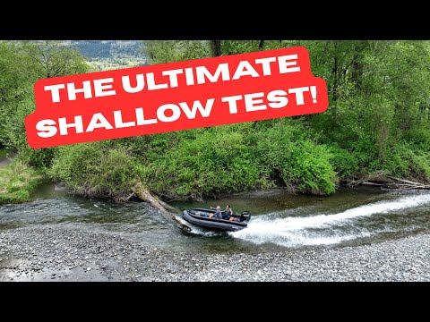 Видео: Испытание на экстремальном мелководье | Катера Stryker Jet Pro