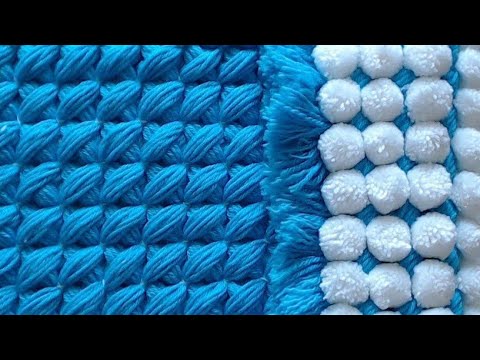 Видео: Верхнее одеяло из помпонов, выполненное в технике «переворот». Покрывало/одеяло из помпонов. Как ...