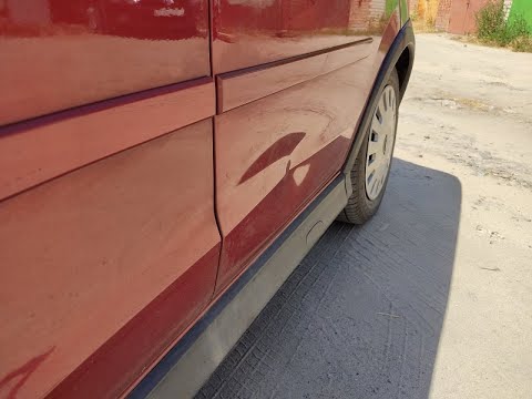 Видео: УДАЛЕНИЕ ВМЯТИН БЕЗ ПОКРАСКИ. ГАЛЕРЕЯ РАБОТ. ДВЕРЬ ОПЕЛЬ КОРСА.