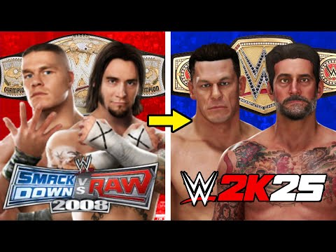 Видео: Я включил бой Джона Сины против CM Панка в каждую игру WWE!