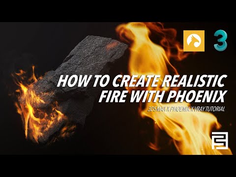 Видео: Как создать реалистичную симуляцию огня | 3dsmax x Vray x Phoenix