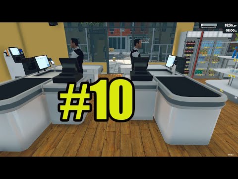 Видео: Supermarket Simulator gameplay прохождение на русском #10 расширяем магазин и перестановка витрин