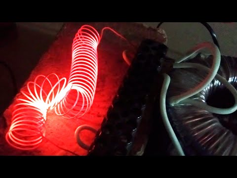 Видео: Нагреватель из нержавейки, спираль