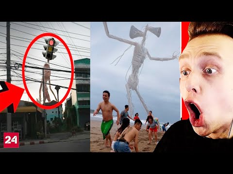 Видео: СИРЕНОГОЛОВЫЙ НАПАДАЕТ НА ЛЮДЕЙ В РЕАЛЬНОСТИ... (ПОМОГИТЕ) / Самое Страшное Видео...