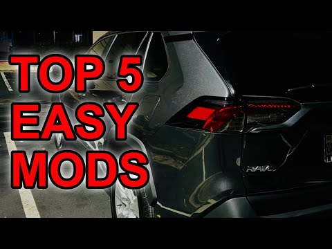 Видео: ТОП-5 ПРОСТЫХ МОДИФИКАЦИЙ ДЛЯ TOYOTA RAV4 (ПОДГОТОВКА 5, 2019+)